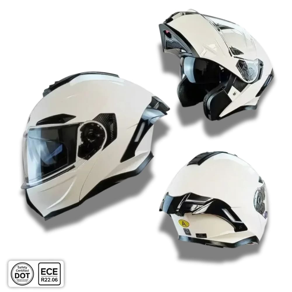 Casque moto Bluetooth intelligent avec protection auditive | Carbon Black