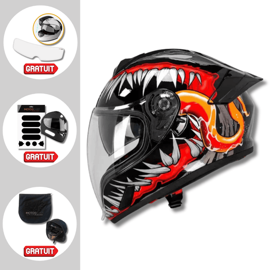 Casque Moto intégral Venom / Spider/ Monster
