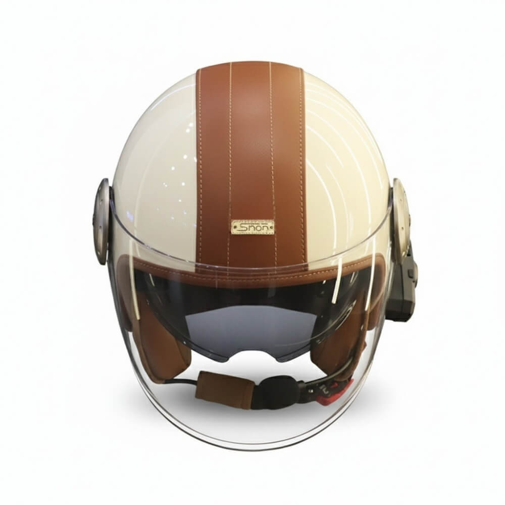 Casque Moto Retro Vintage Bluetooth Integrer | Intercom 4eme Generation