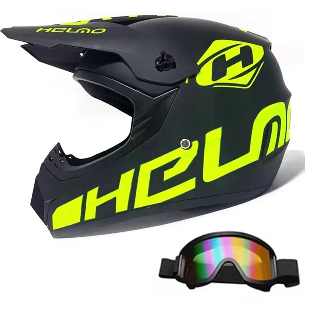 Casque de Moto Cross intégral moto tout-terrain