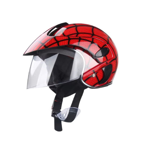 Casque moto enfants | spider man 3 à 9 ans