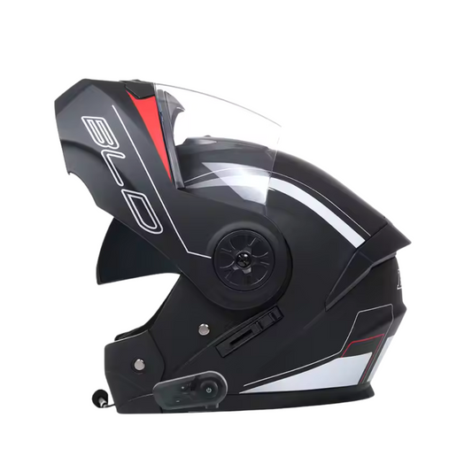 Casque moto Bluetooth 5ghz 3eme generation | BLD Noir