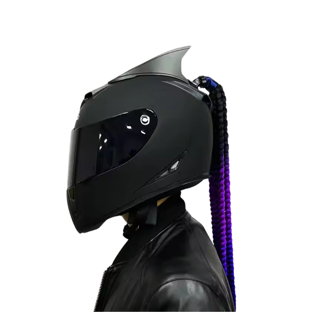 Casque moto intégral Femme Tresse | modele "Geisha"