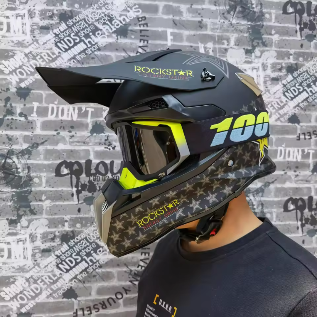 Casque moto Cross style Scorpion |  Noir Mate