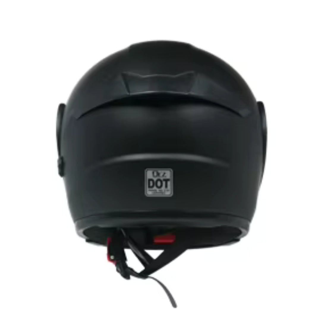 Casque moto Modulable | Noir Mat | Double Visière