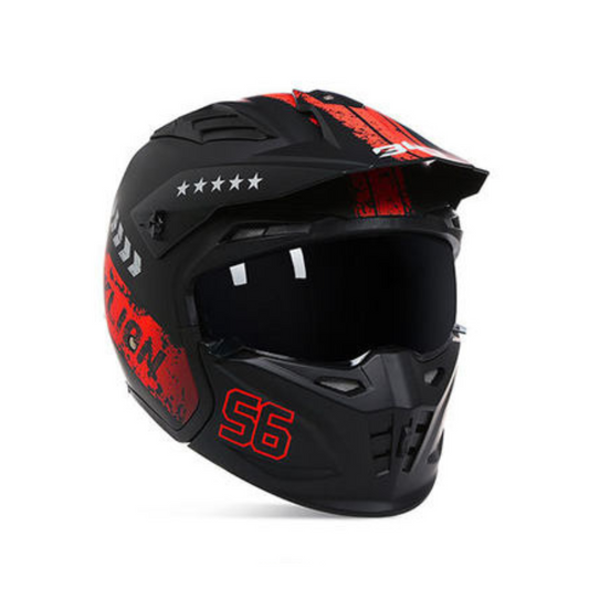 Casque moto intégral Homme | Blacklion  noir Mate