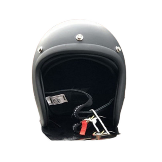 Casque Jet moto | Noir | Face Ouvert