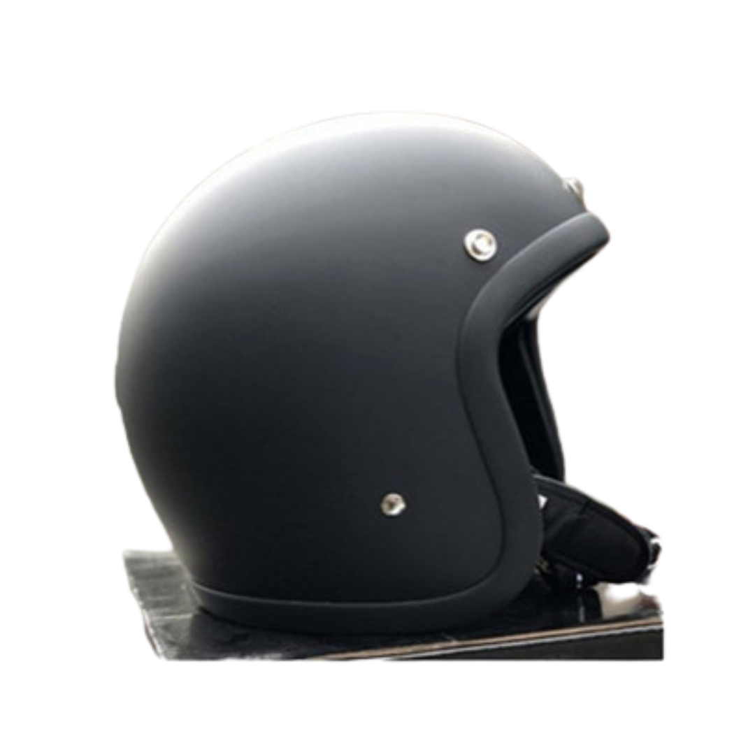 Casque Jet moto | Noir | Face Ouvert