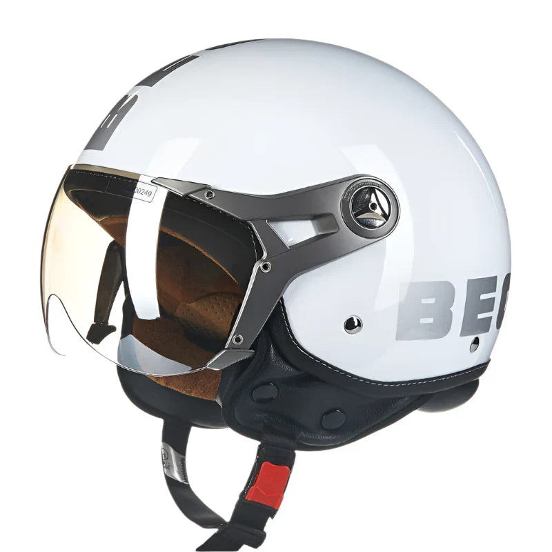 Casque moto Jet Retro Vintage Unisex | BEON MotoBeast