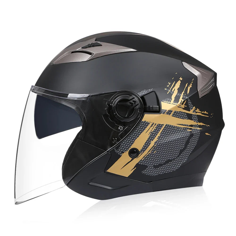 Casque Scooter Double Lentille