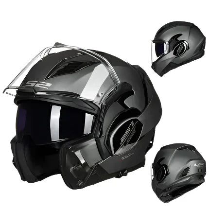 Casque moto Modulable LS2 Valiant 2 | Ls2 Ff900 casques rabattable double lentille modulaire | Casque intégral