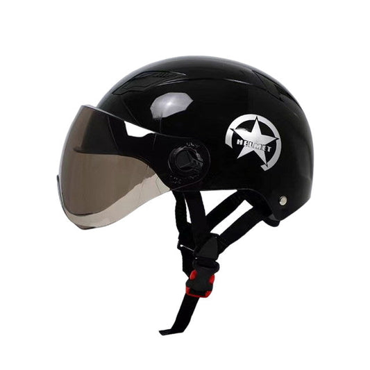 Casque moto Scooter Electrique | Noir Mate