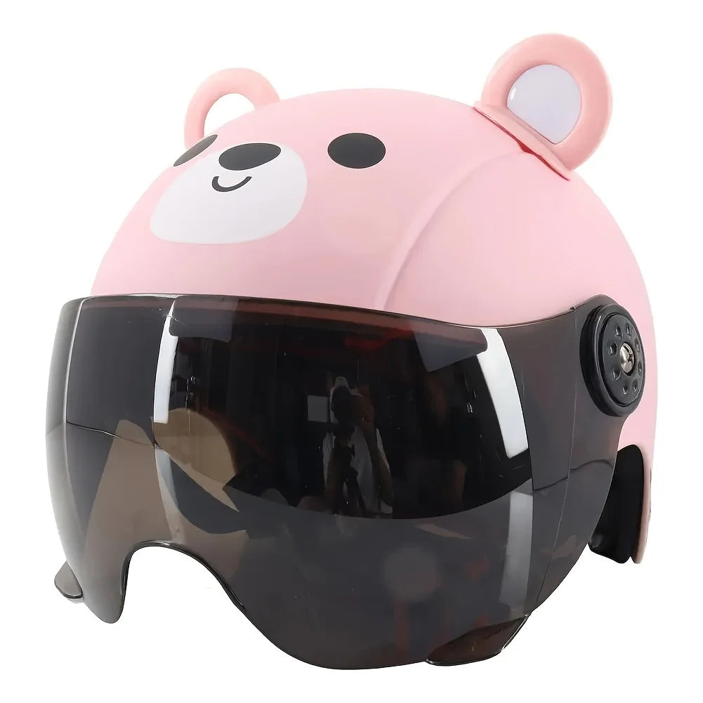 Casque Moto Enfant motif Ourson