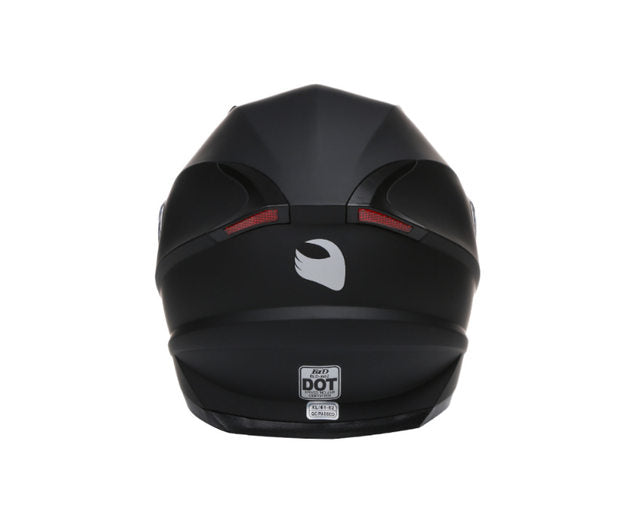Casque moto intégral Homme | GHB Bleu-Noir/Mate