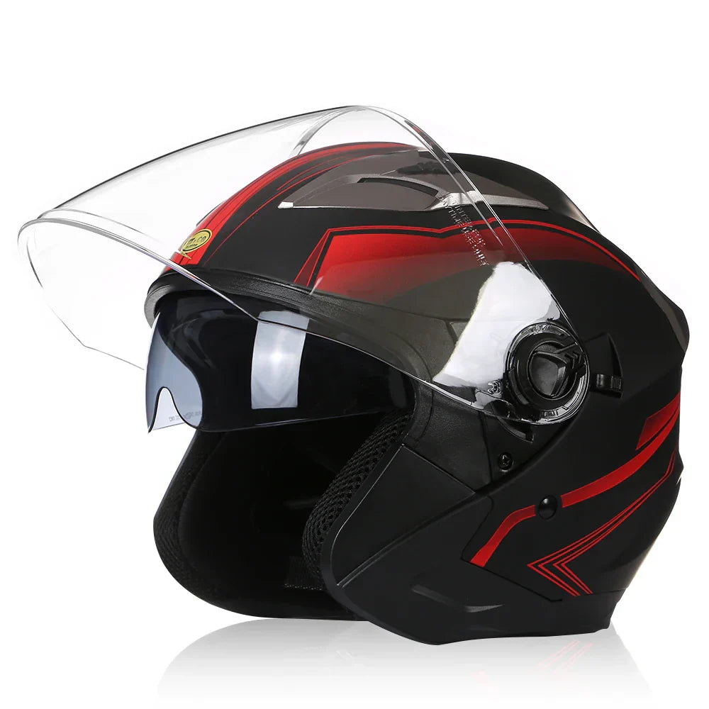 Casque Scooter Double Lentille