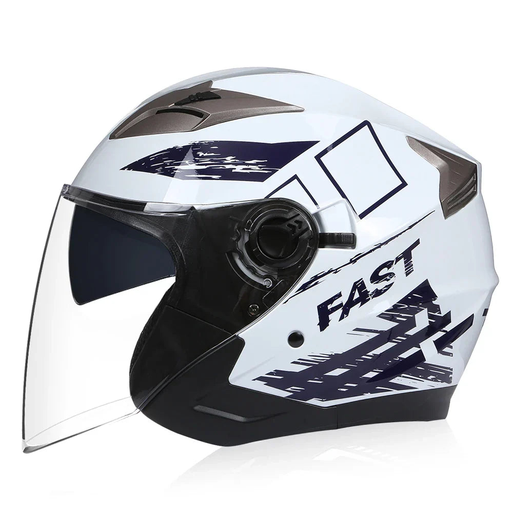 Casque Scooter Double Lentille