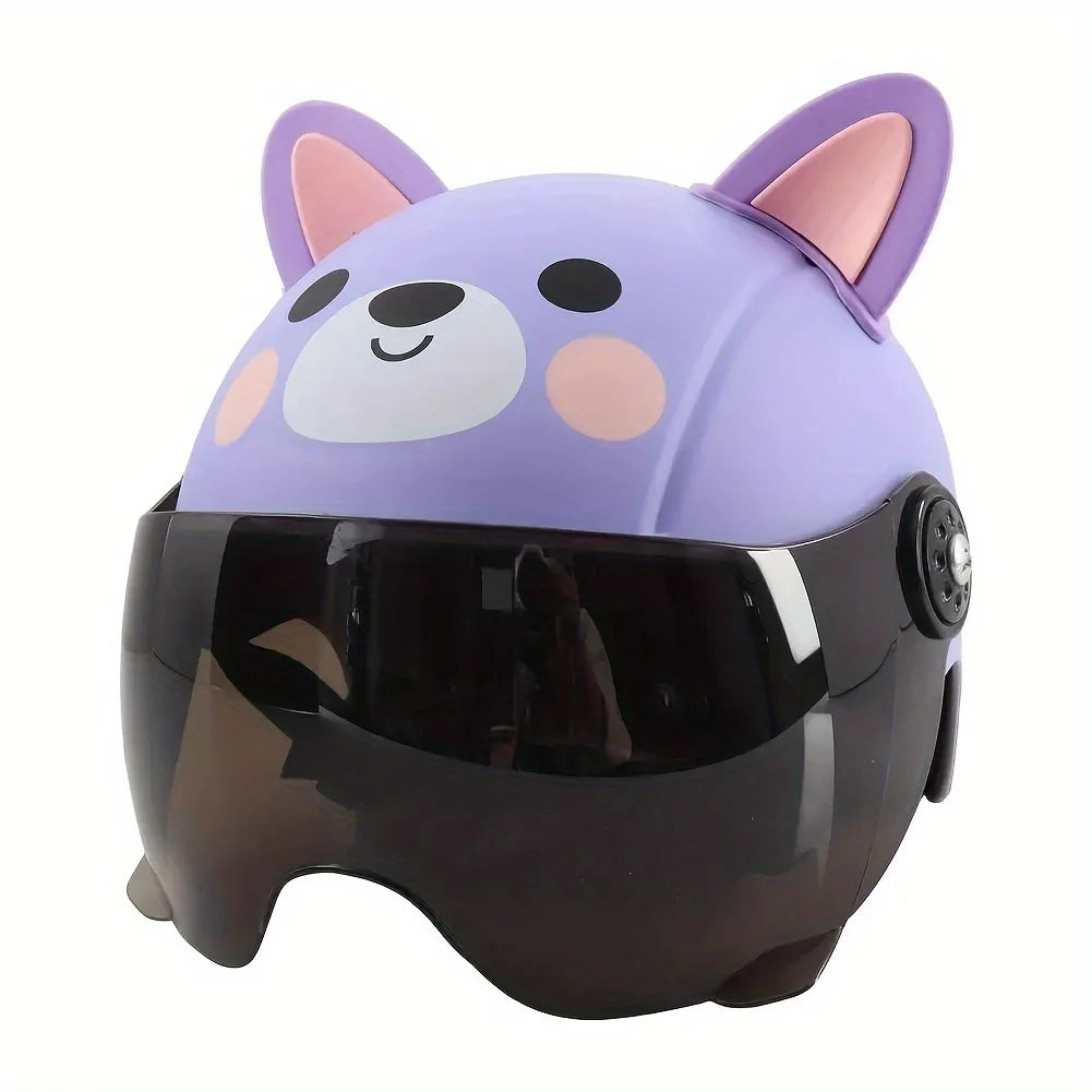 Casque Moto Enfant motif Ourson