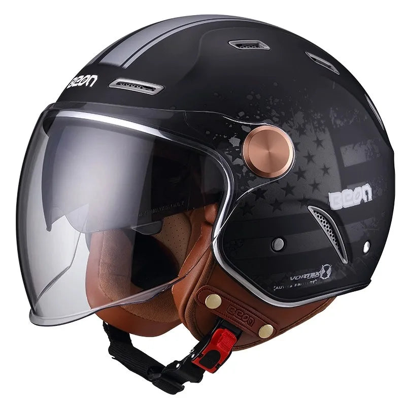Casque Jet moto Homme & Femme double Visière | BEON MotoBeast