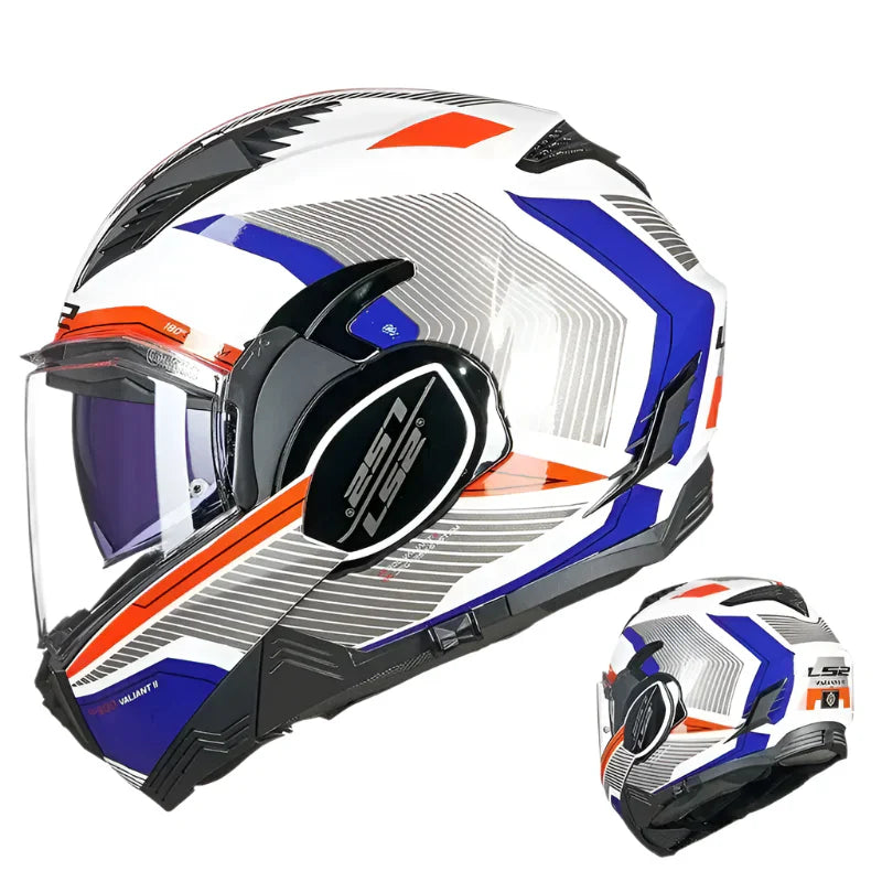 Casque moto Modulable LS2 Valiant 2 | Ls2 Ff900 casques rabattable double lentille modulaire | Casque intégral