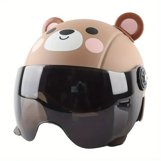 Casque Moto Enfant motif Ourson