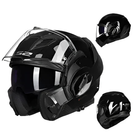 Casque moto Modulable LS2 Valiant 2 | Ls2 Ff900 casques rabattable double lentille modulaire | Casque intégral