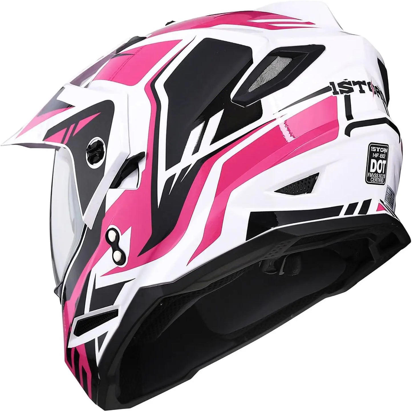Casque Motocross Femme Competition | MotoCross Pros Rose