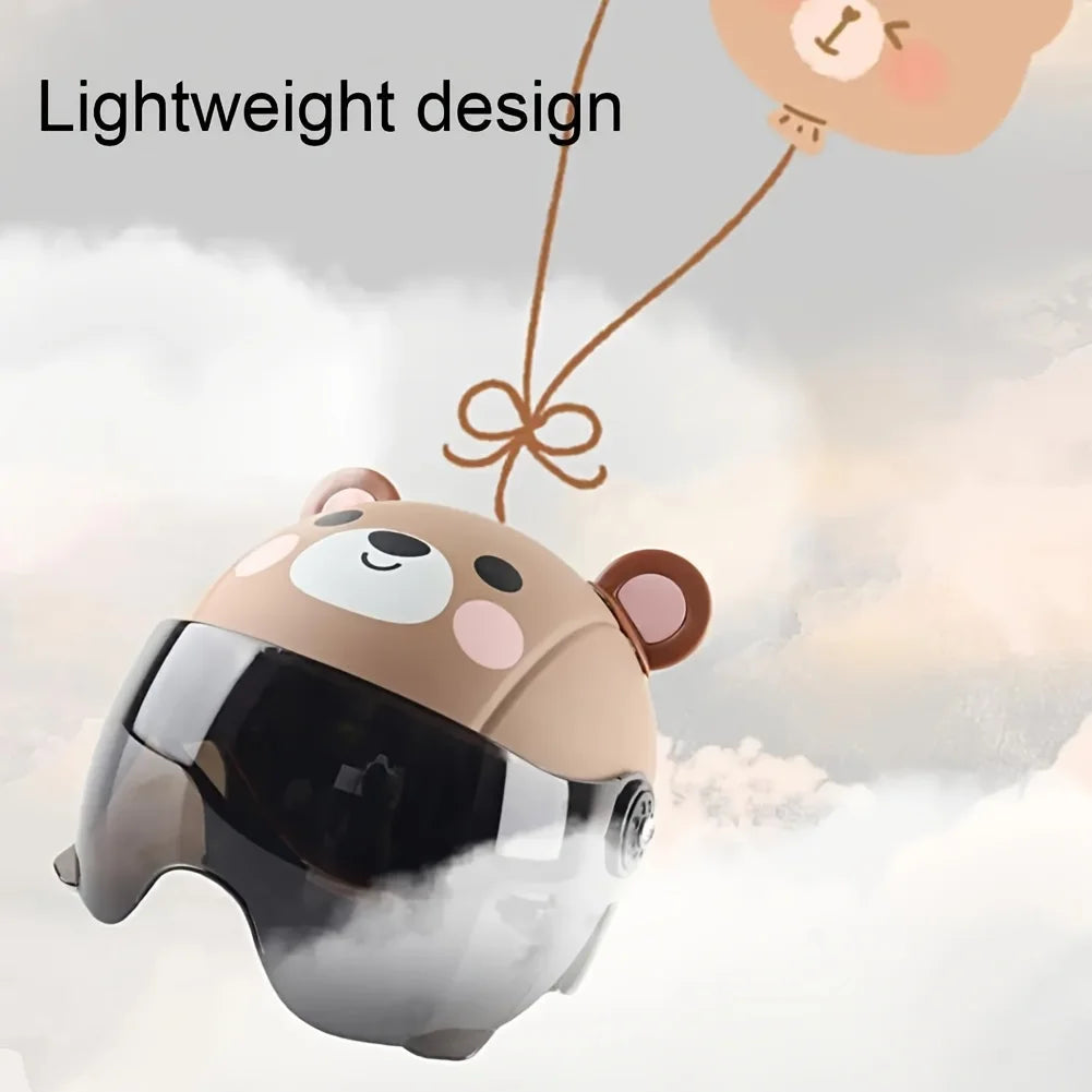 Casque Moto Enfant motif Ourson