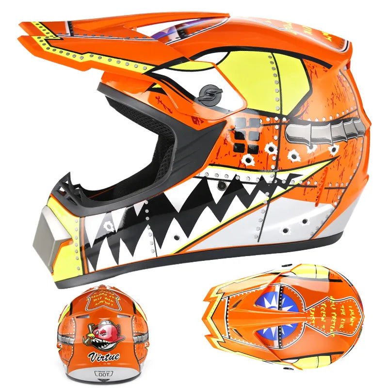 Casque moto enfants Motocross Bmx