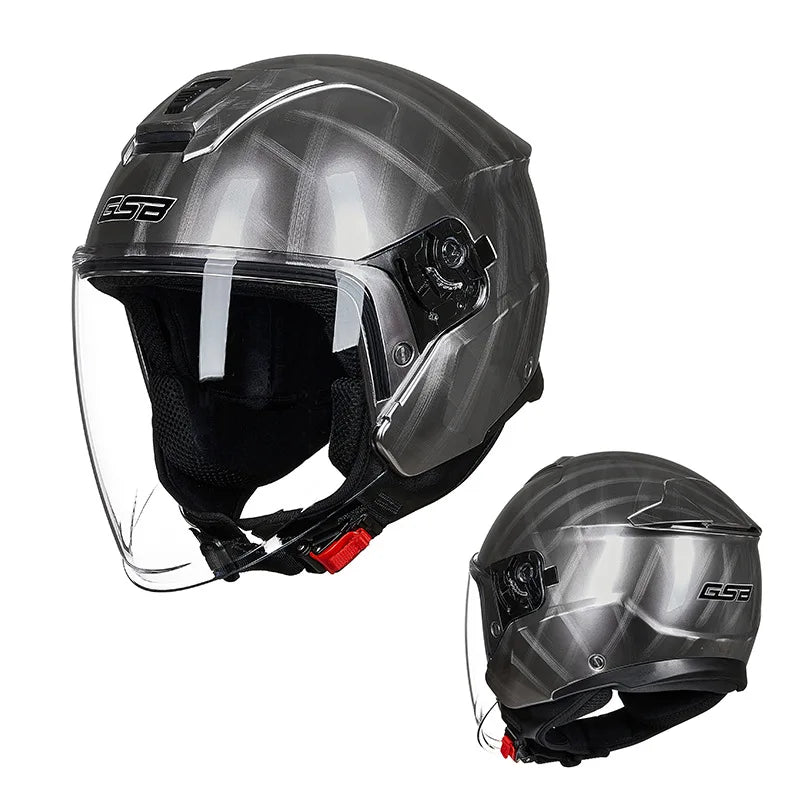 Casque Moto Scooter Semi Ouvert Homme Femme | Casque d'été