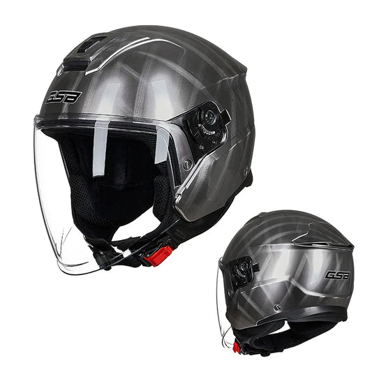 Casque Moto Scooter Semi Ouvert Homme Femme | Casque d'été