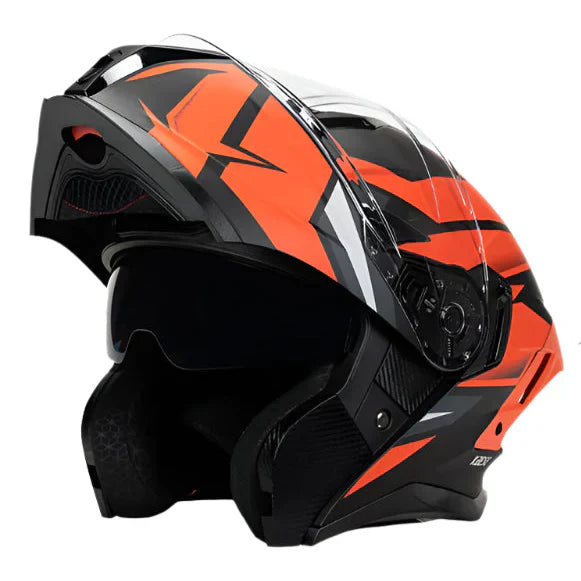 Casque de Moto Modulable / Intégral | rabattables double lentille casques modulaires de course | Hommes Femmes