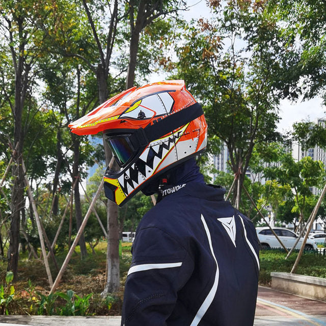 Casque moto-cross intégral Enfant