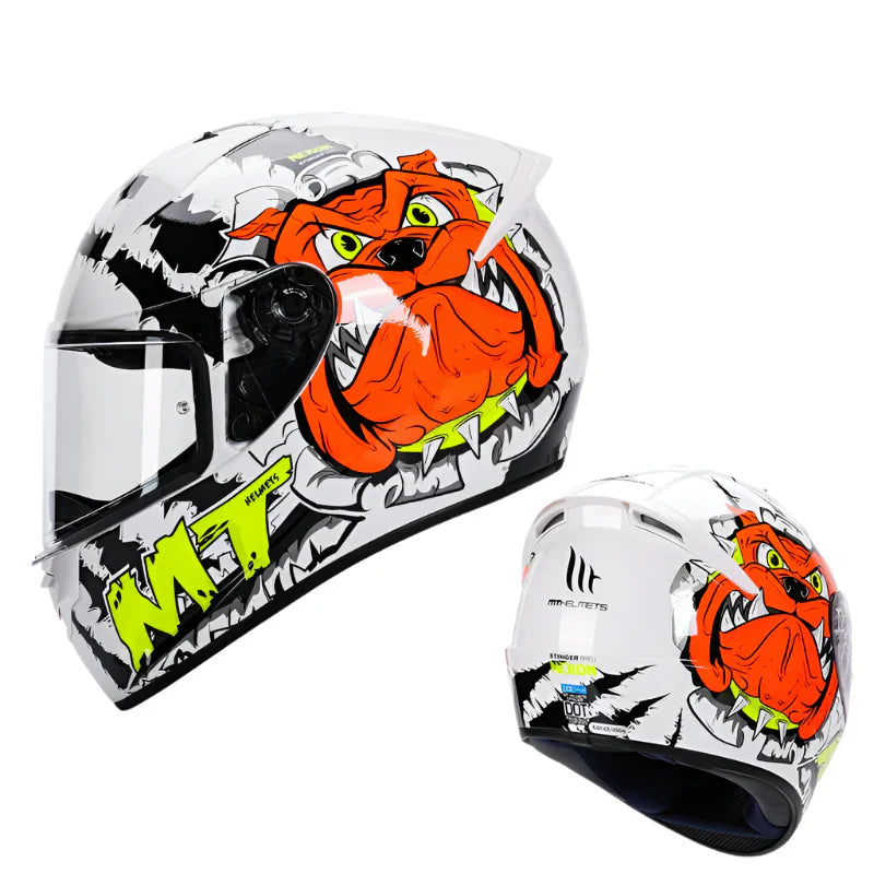 casque moto intégral Homme & Femme  Mt Gox MotoBeast