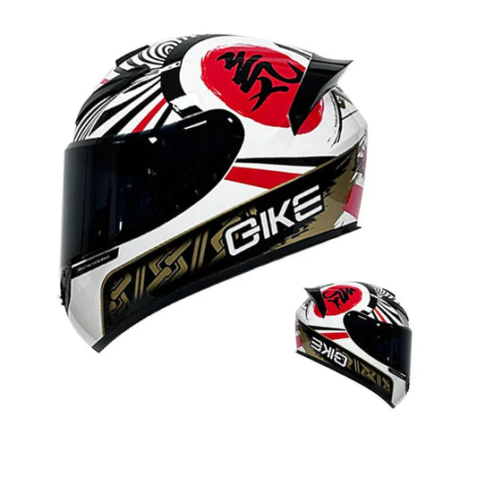 Casque moto intégral Motif Japon / Black-Panther