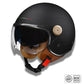 Casque moto Femme Retro Vintage "Angel Slump" | Open Face