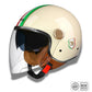 Casque moto Femme Retro Vintage "Angel Slump" | Open Face