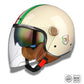 Casque moto Femme Retro Vintage "Angel Slump" | Open Face