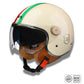 Casque moto Femme Retro Vintage "Angel Slump" | Open Face