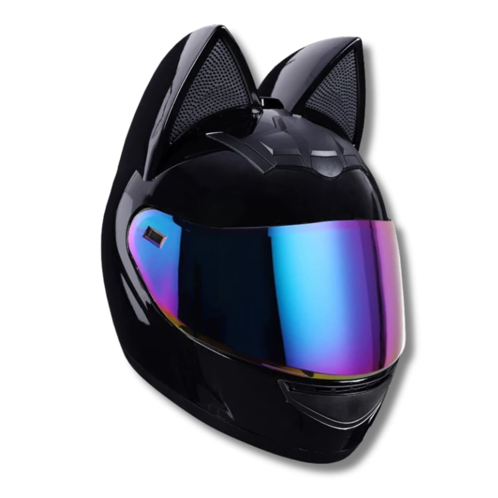 Casque moto Femme Oreille de Chat Noir | Integrale