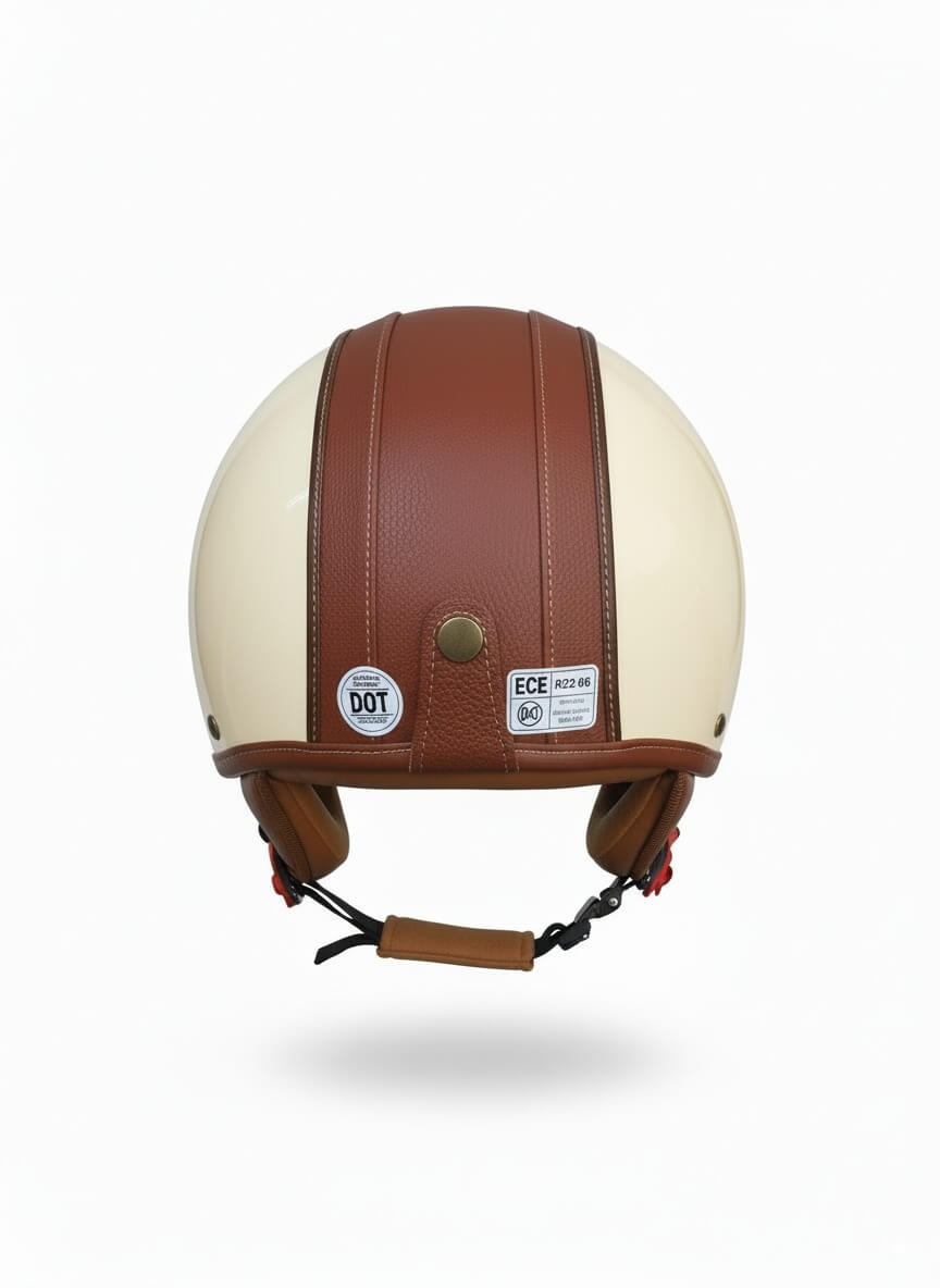 Casque Moto Retro Vintage Bluetooth Integrer | Intercom 4eme Generation