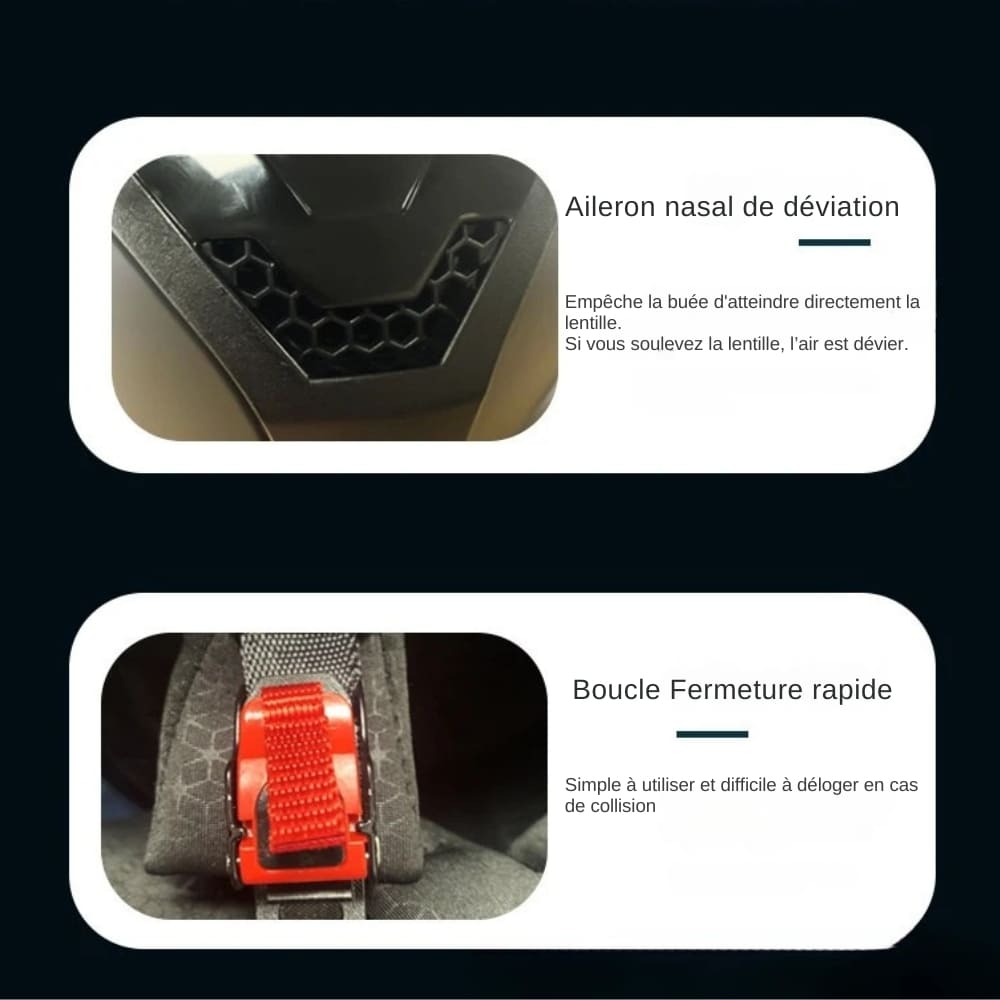 Casque moto Bluetooth intelligent avec protection auditive | Carbon Black