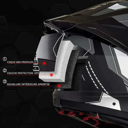 Casque Moto intégral Venom / Spider/ Monster