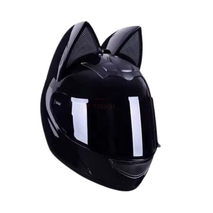 Casque moto Femme Oreille de Chat Noir | Integrale