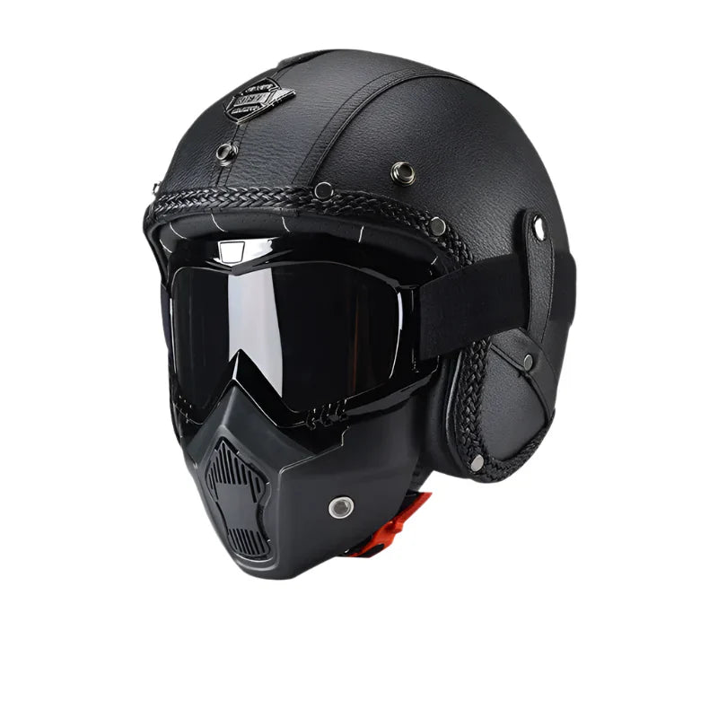 Casque moto Jet/Scorpion Retro Vintage 100% Modulable