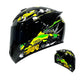 Casque moto intégral Motif Japon / Black-Panther