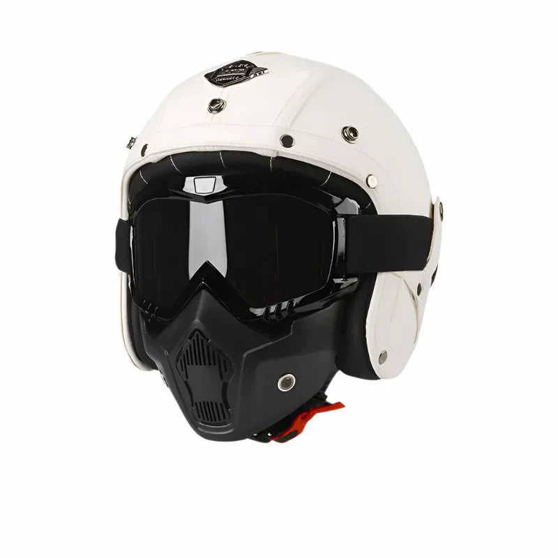 Casque moto Jet/Scorpion Retro Vintage 100% Modulable