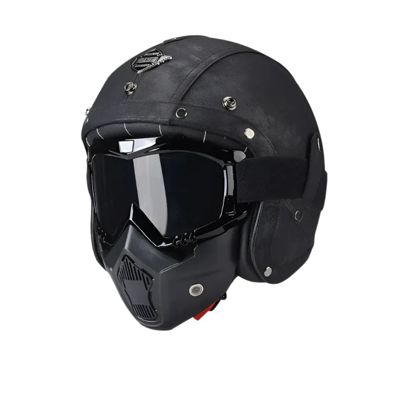 Casque moto Jet/Scorpion Retro Vintage 100% Modulable
