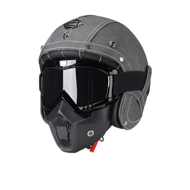 Casque moto Jet/Scorpion Retro Vintage 100% Modulable