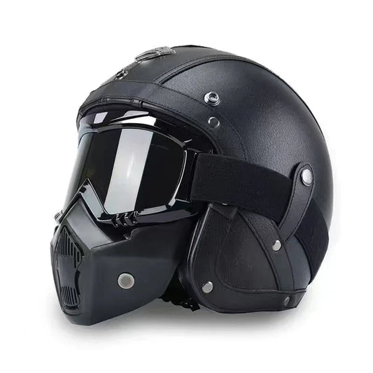 Casque moto Jet/Scorpion Retro Vintage 100% Modulable