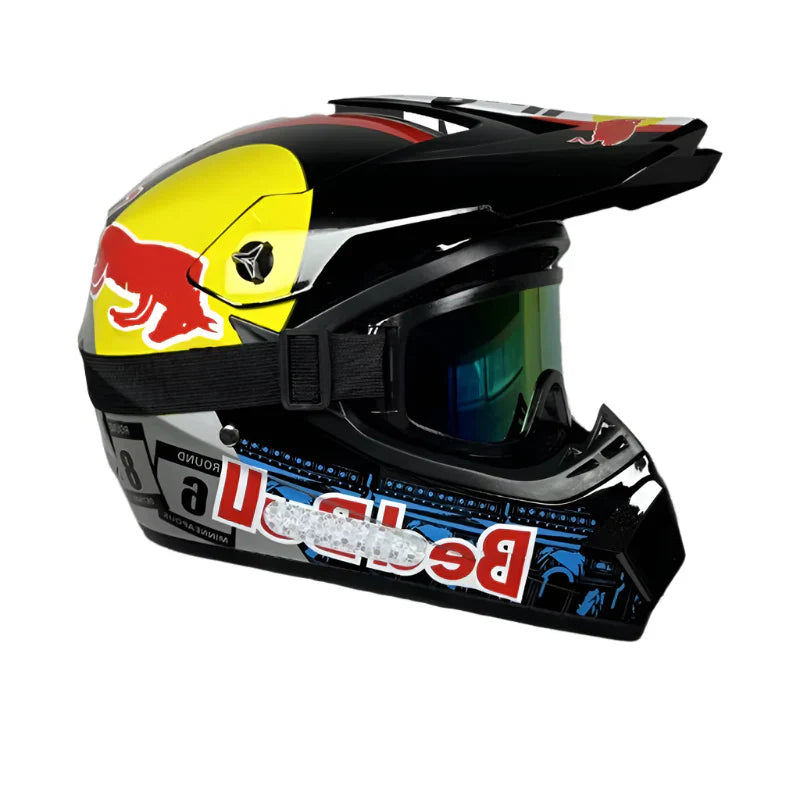 Casque moto cross enfants Bull